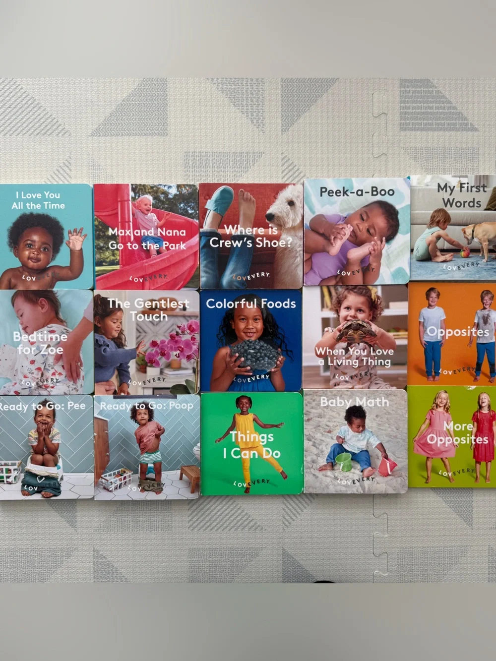 Lovevery Colorful Board Book Set - Assorted infant toddler bundle